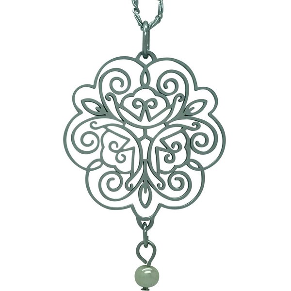 Kette "Ornamental Design" mit Perle